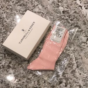 Turnbull & Asser - Pink Cotton Crew Socks